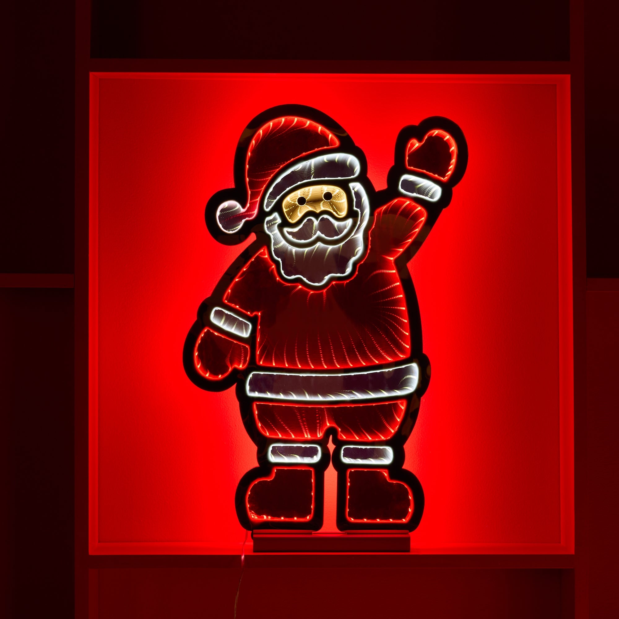 Waving Santa Ekko Light Display