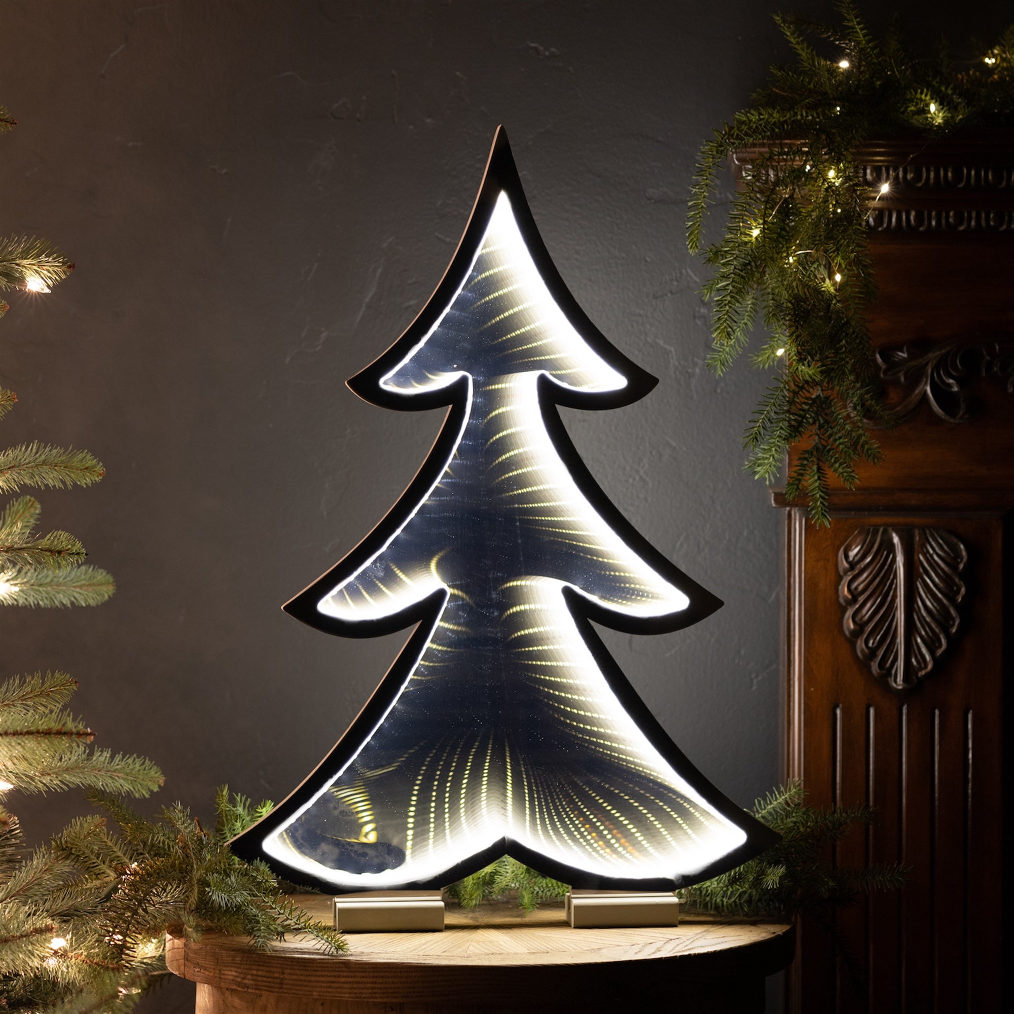 Pine Tree Outline Ekko Light Display