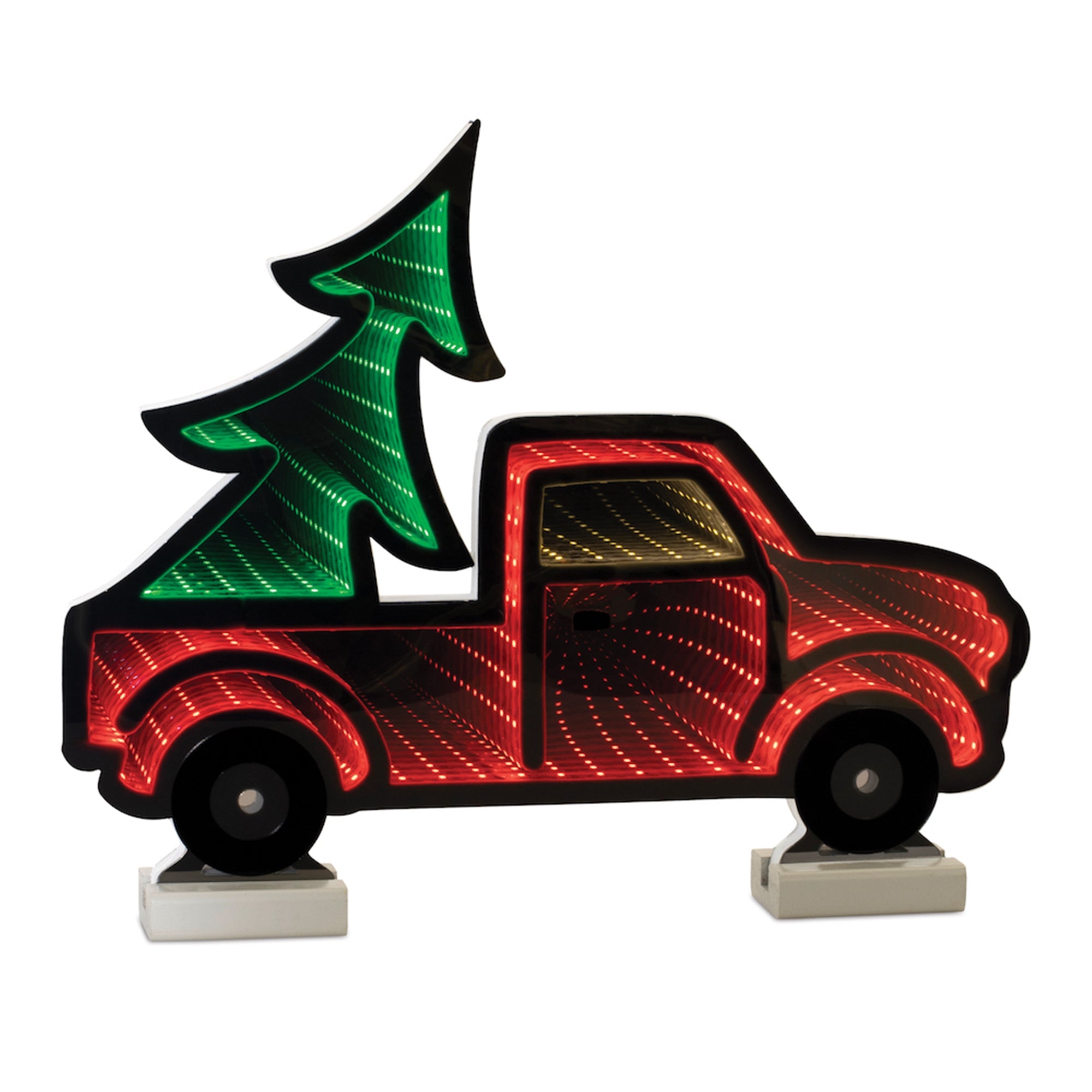 Holiday Pickup Truck Ekko Light Display