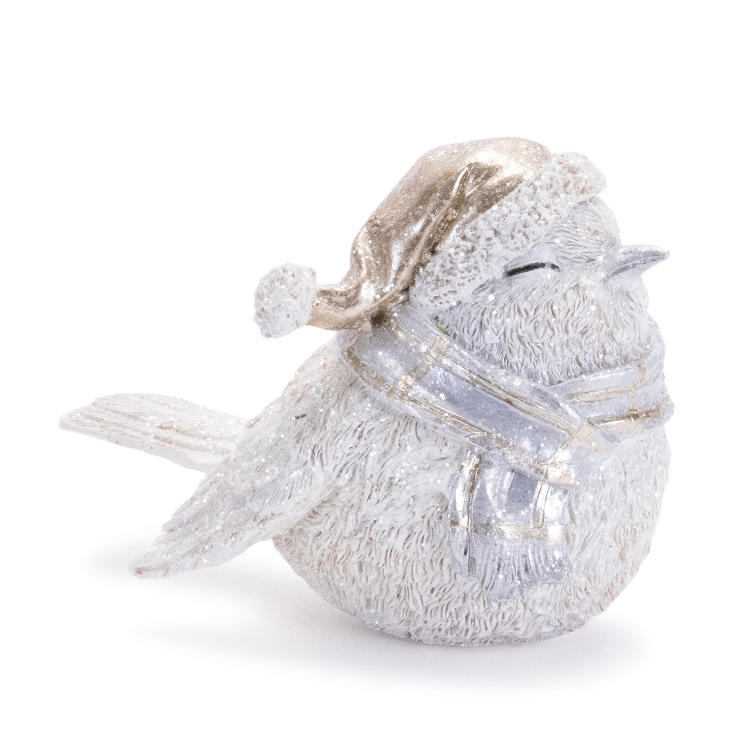 Glittered Winter Bird Set of 6