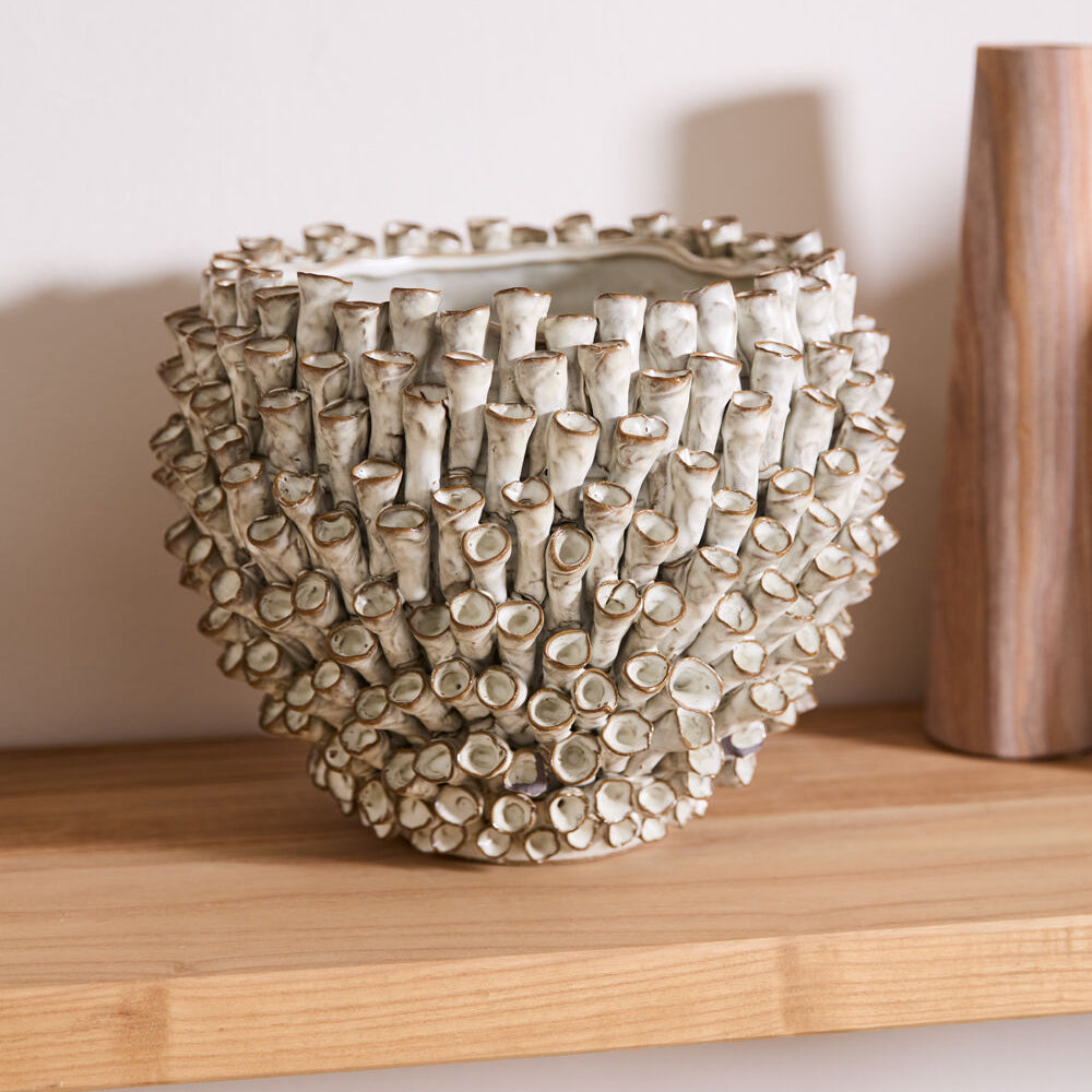 Surreal Pot part of a curated tabletop arrangement