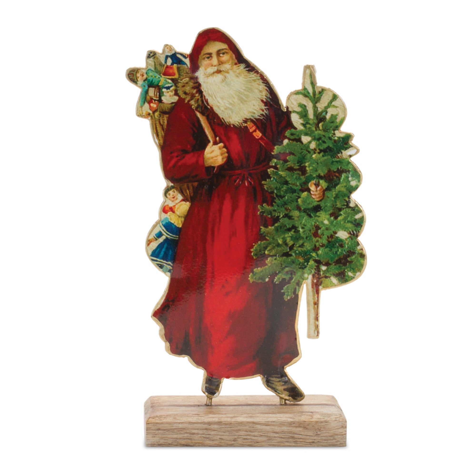 Vintage Santa Sculpture