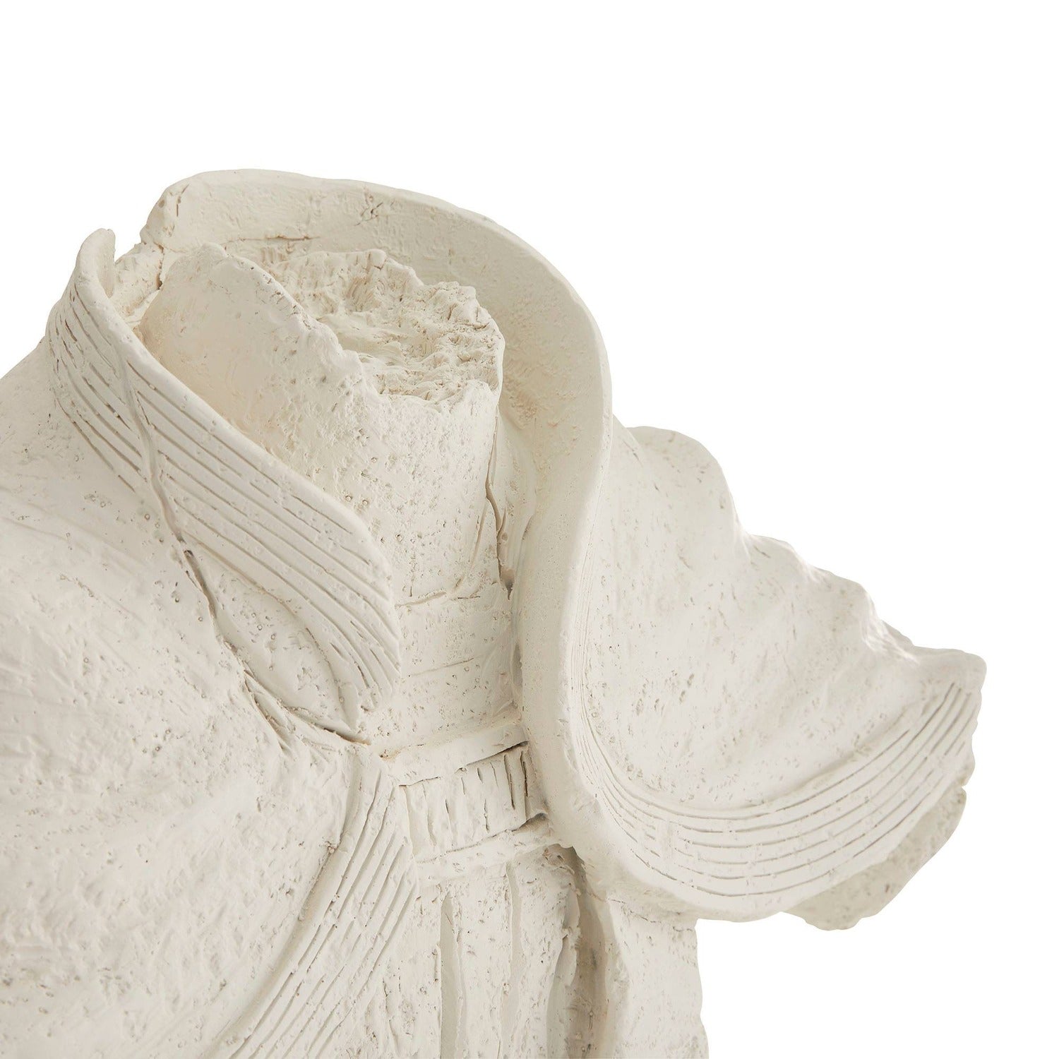 Arteriors Livio Matte White Plaster Sculpture