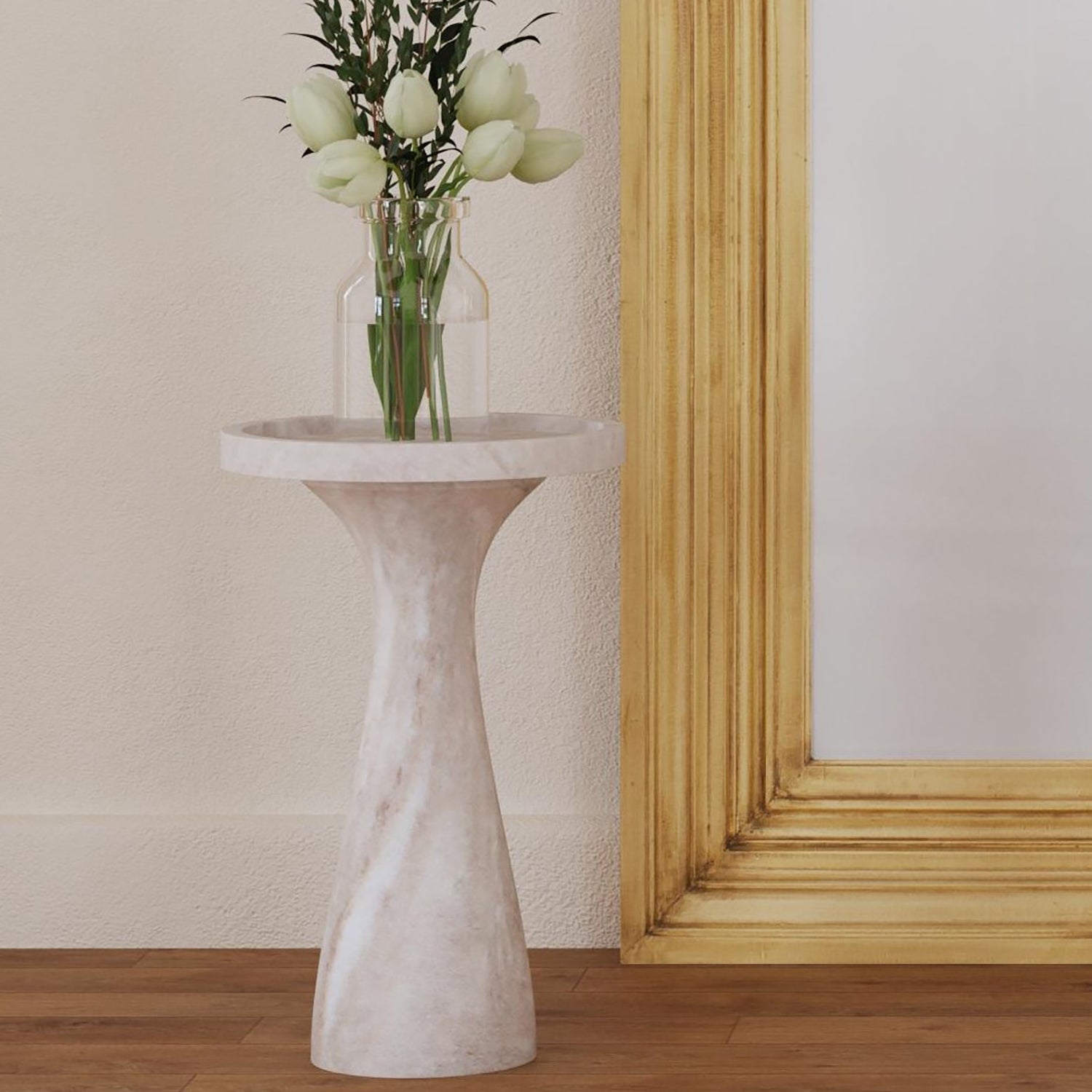Bassett Mirror Baird Beige Accent Table