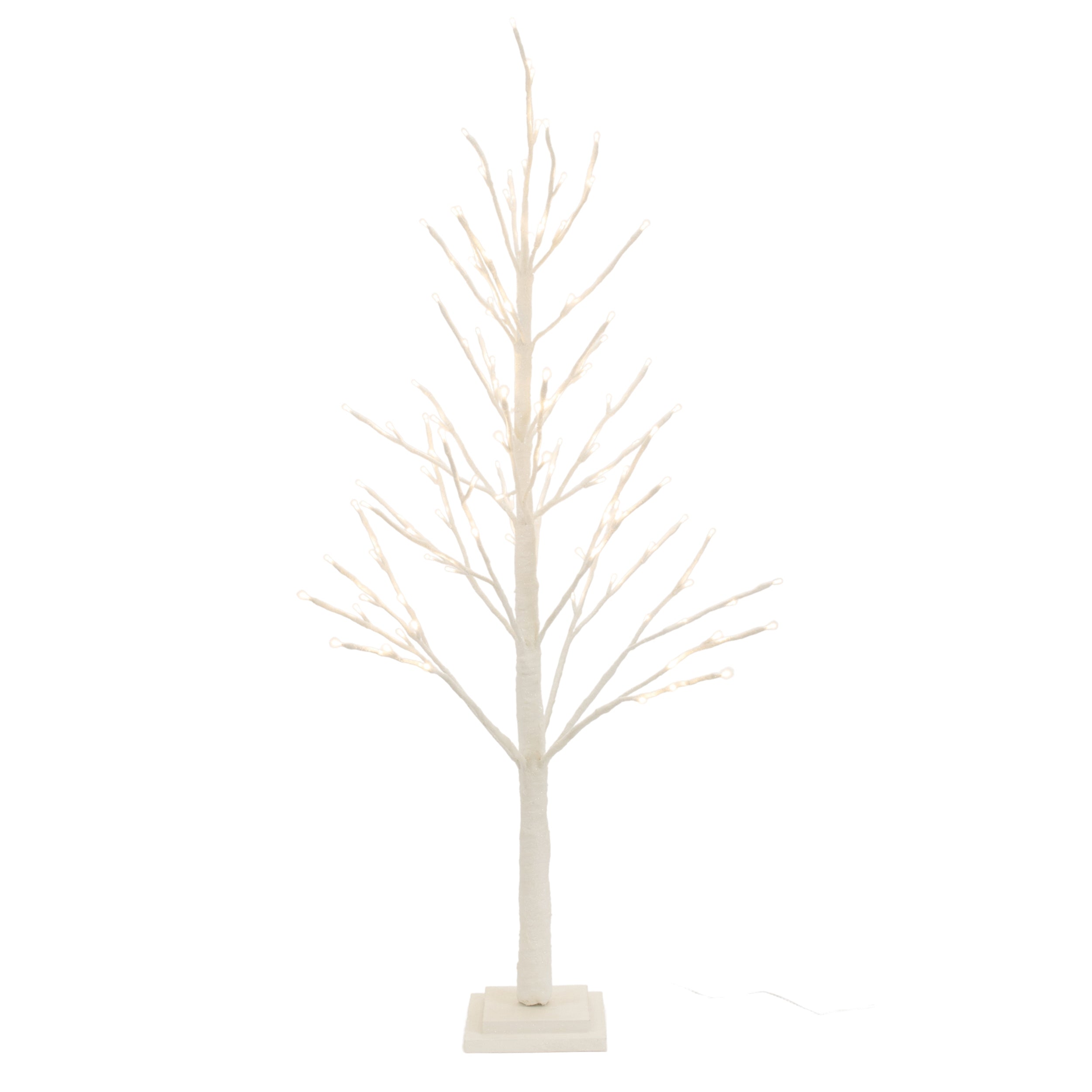 LED Glittered Twig Tree