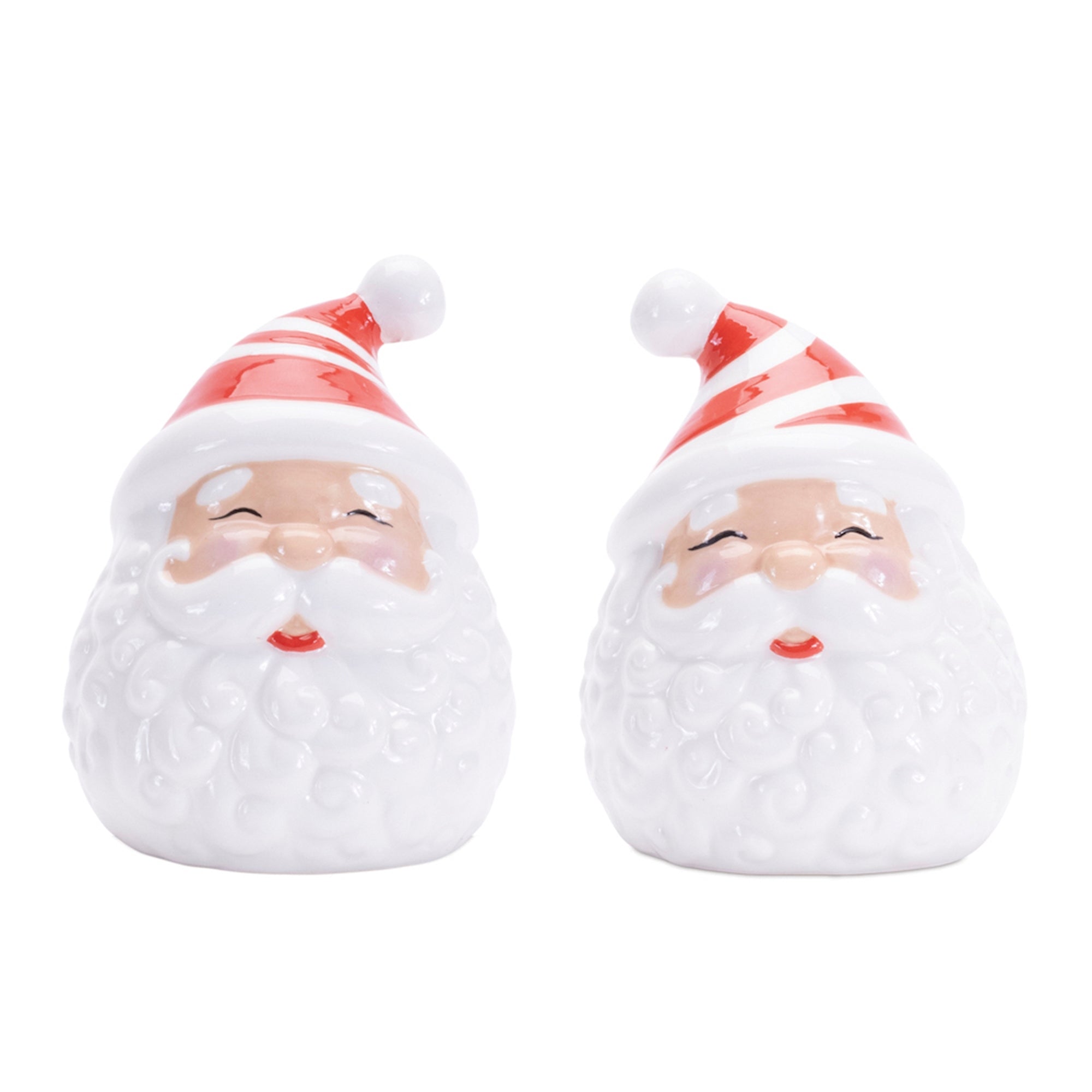 Traditional Santa Salt and Pepper Shaker Set of 2