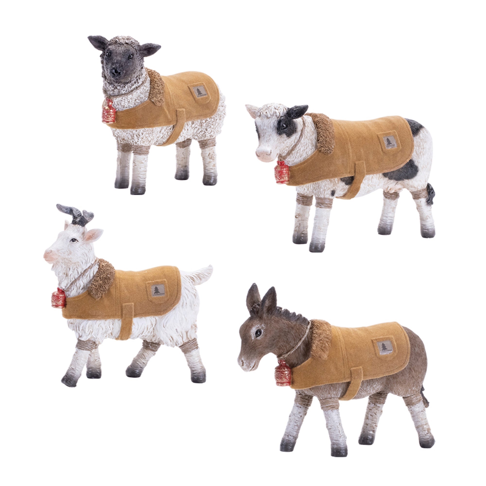 Farm Animals Sculpture Set of 4