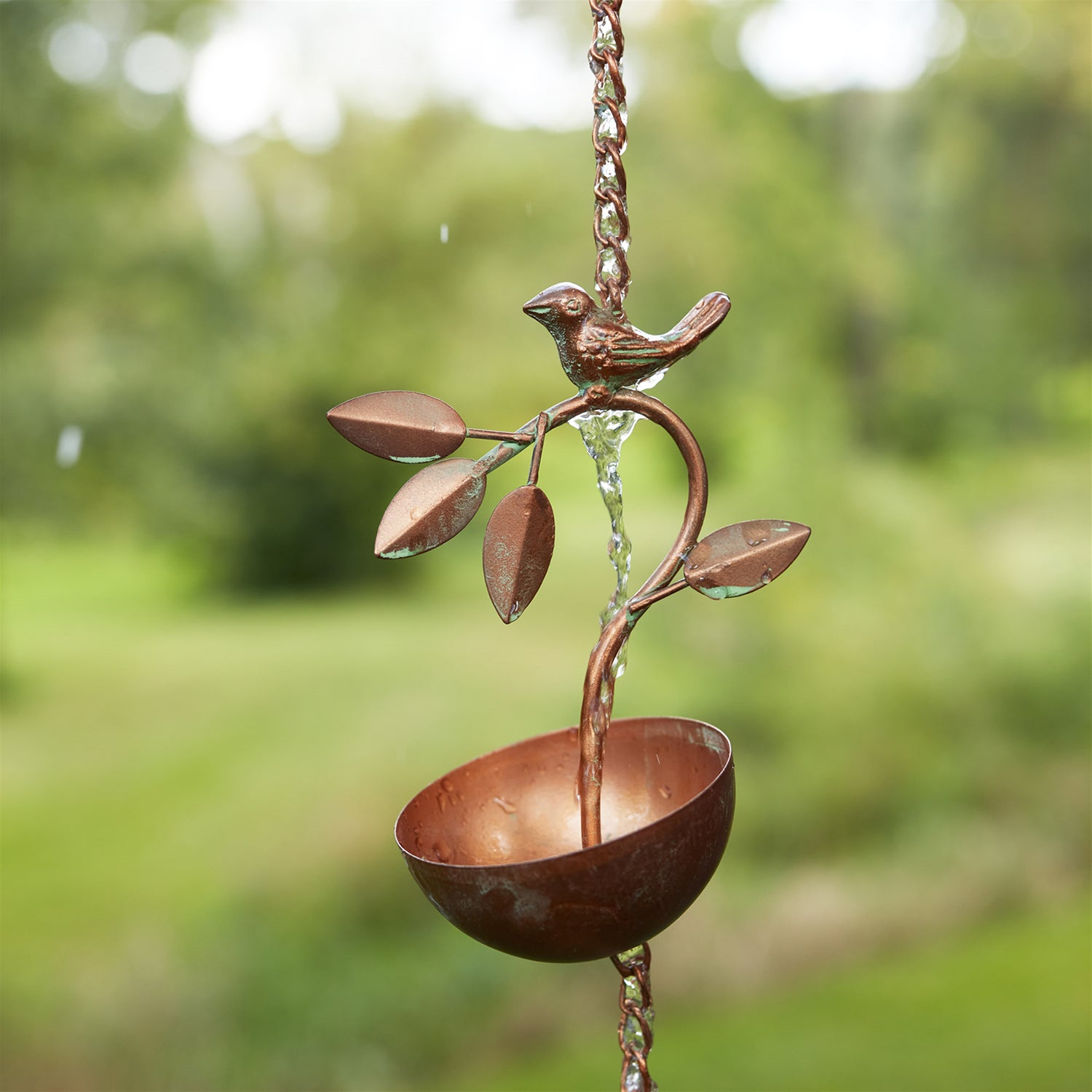 Bird Branch Rain Chain