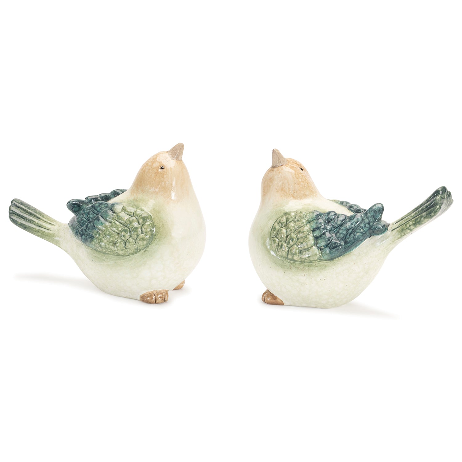 Terra Cotta Bird Figurine Set of 4