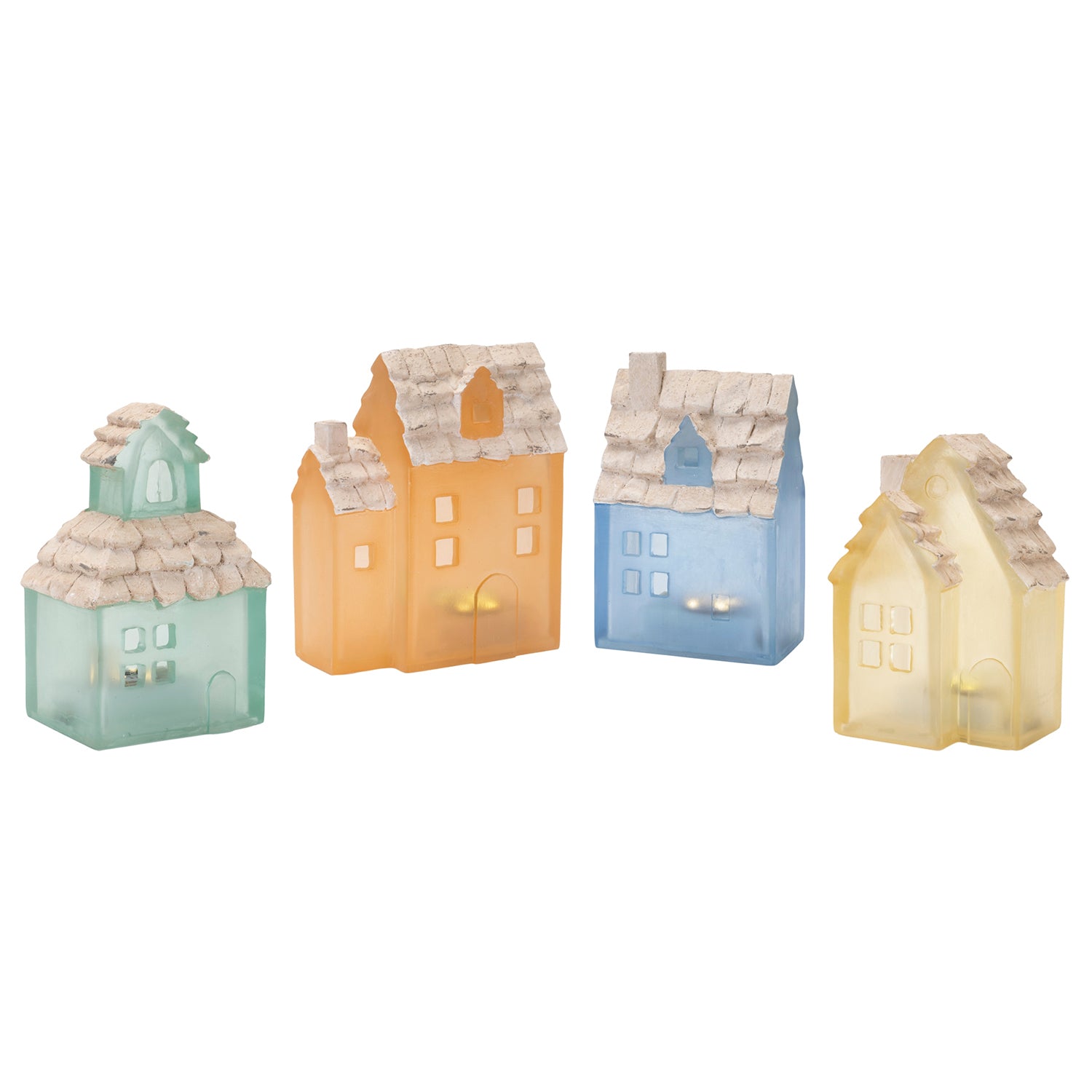 Beach Glass House Decor Set of 4