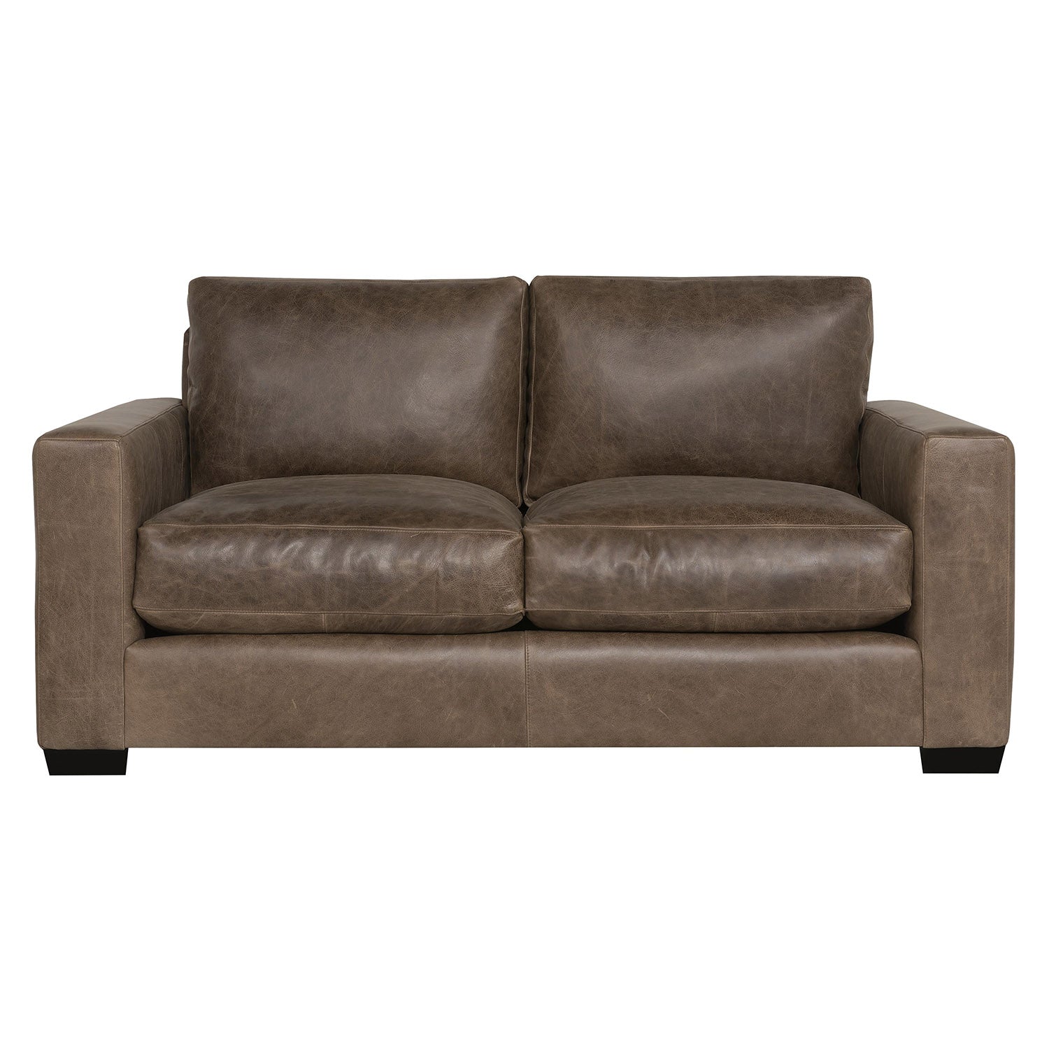 Bernhardt Living Dawkins Leather Loveseat