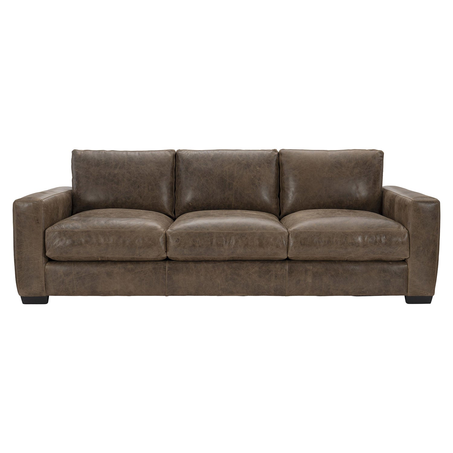Bernhardt Living Dawkins Leather Sofa