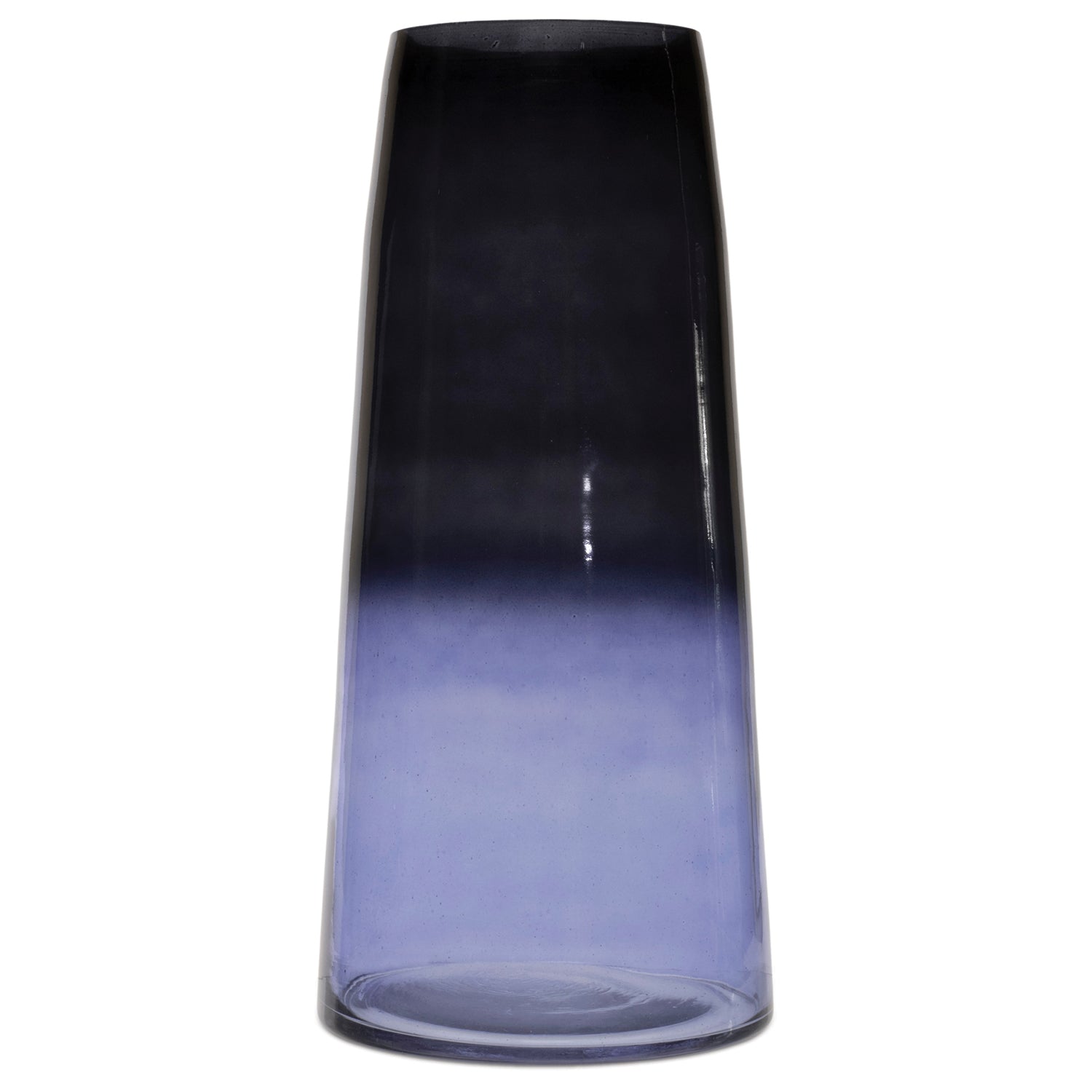 Etched Soda Lime Glass Vase