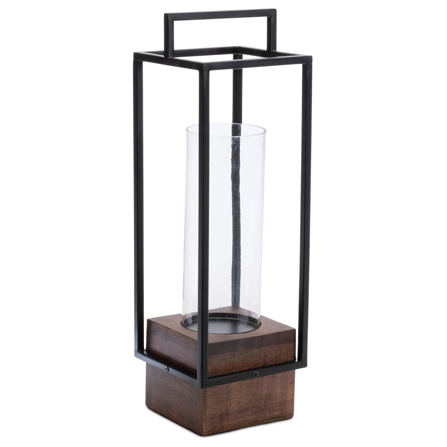 Wood Candle Holder Set of 2