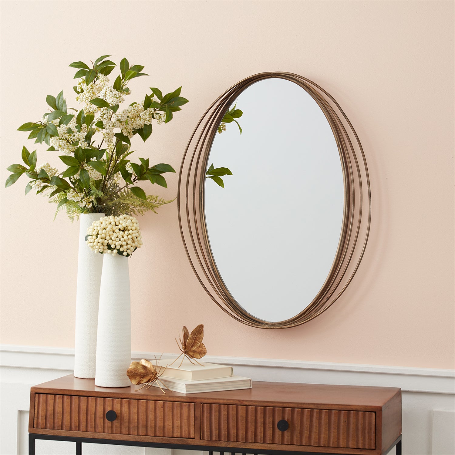 Modern Oval Wall Mirror