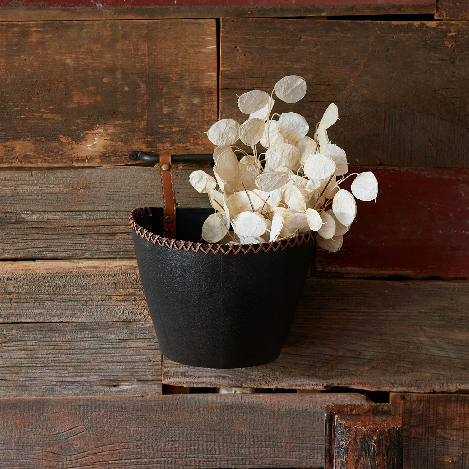 Iron Metal Wall Pocket Set of 2