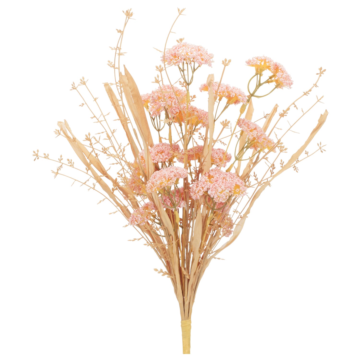 Blush Floral Grass Bush Set of 2