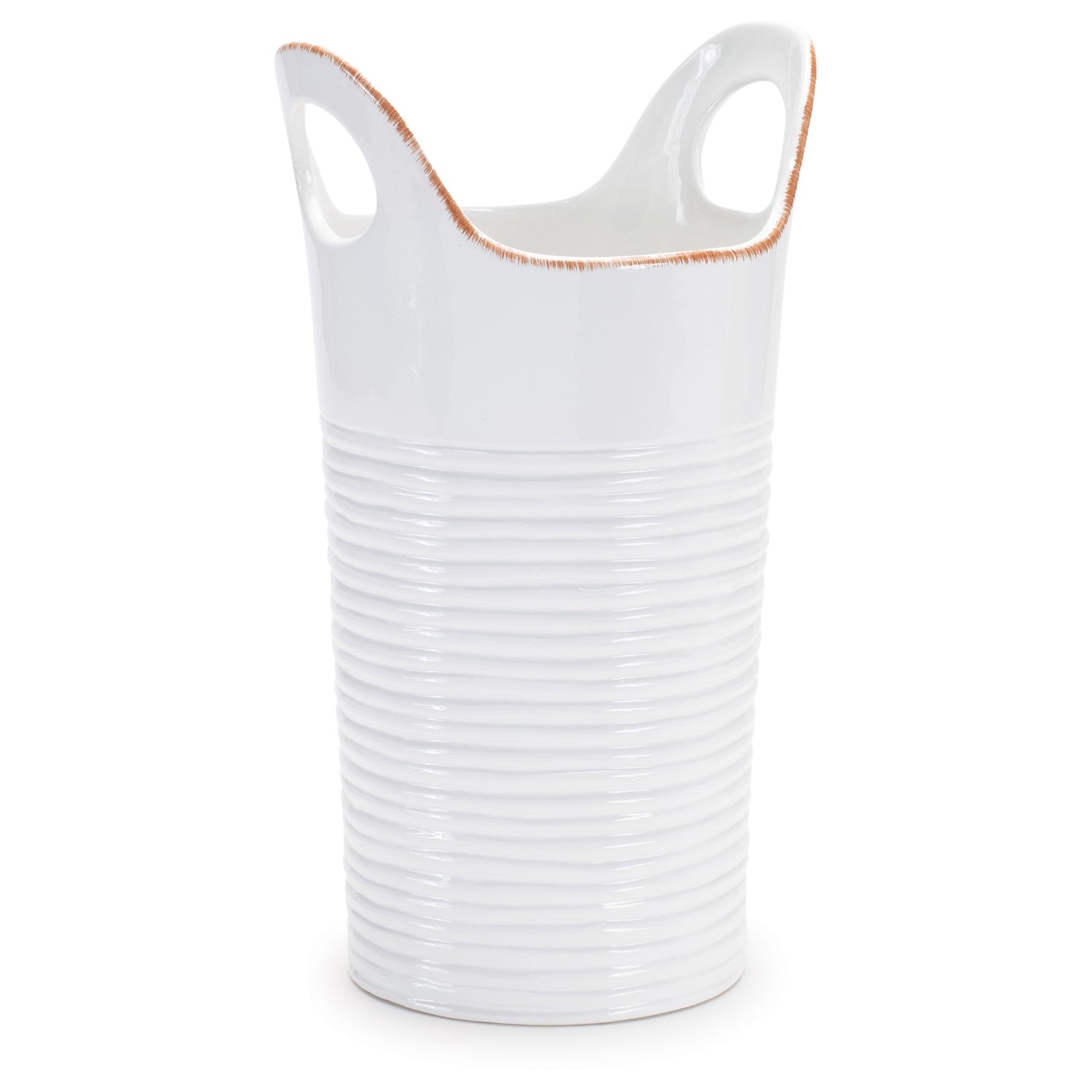 Ceramic Bucket Vase Set of 2