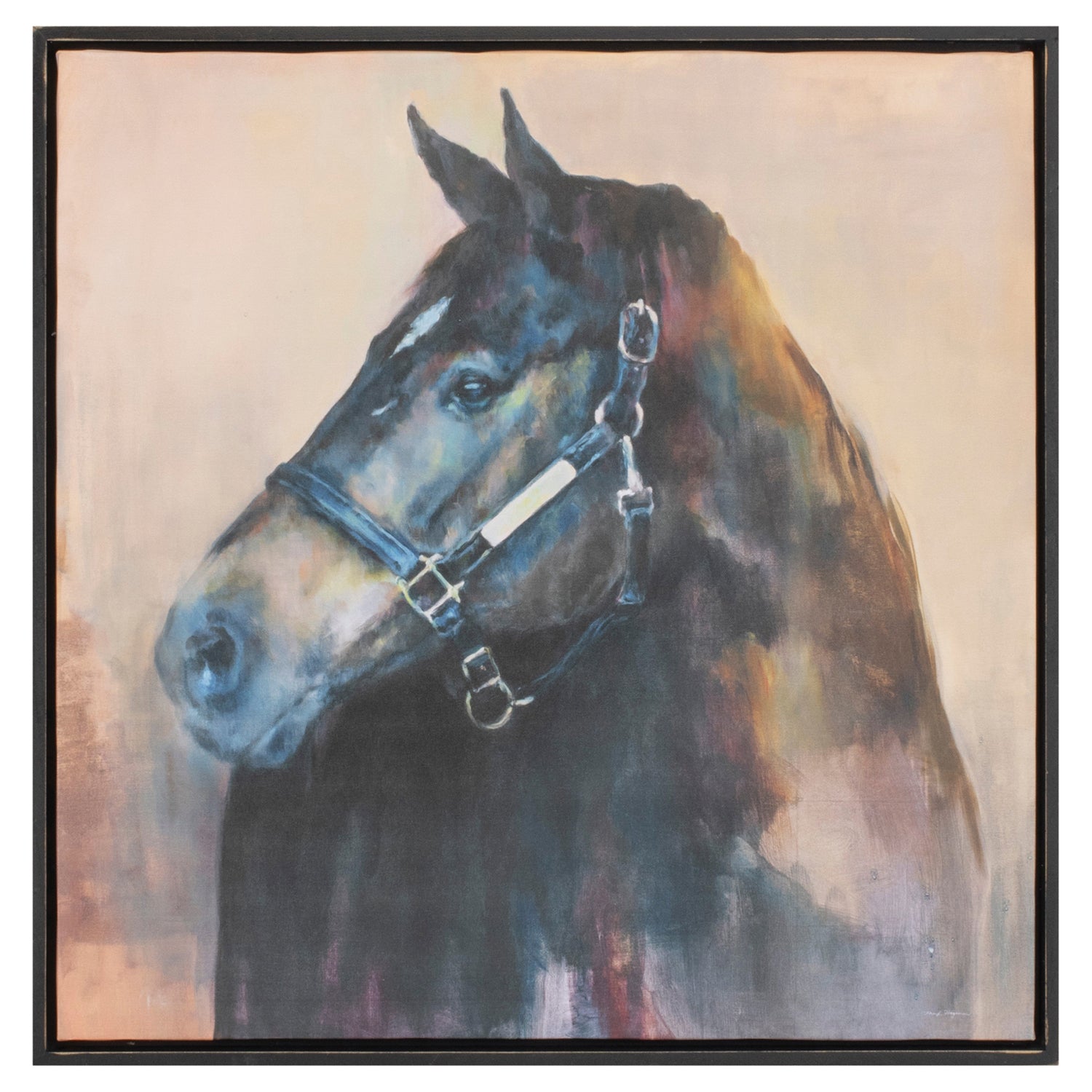 Framed Horse Canvas Art