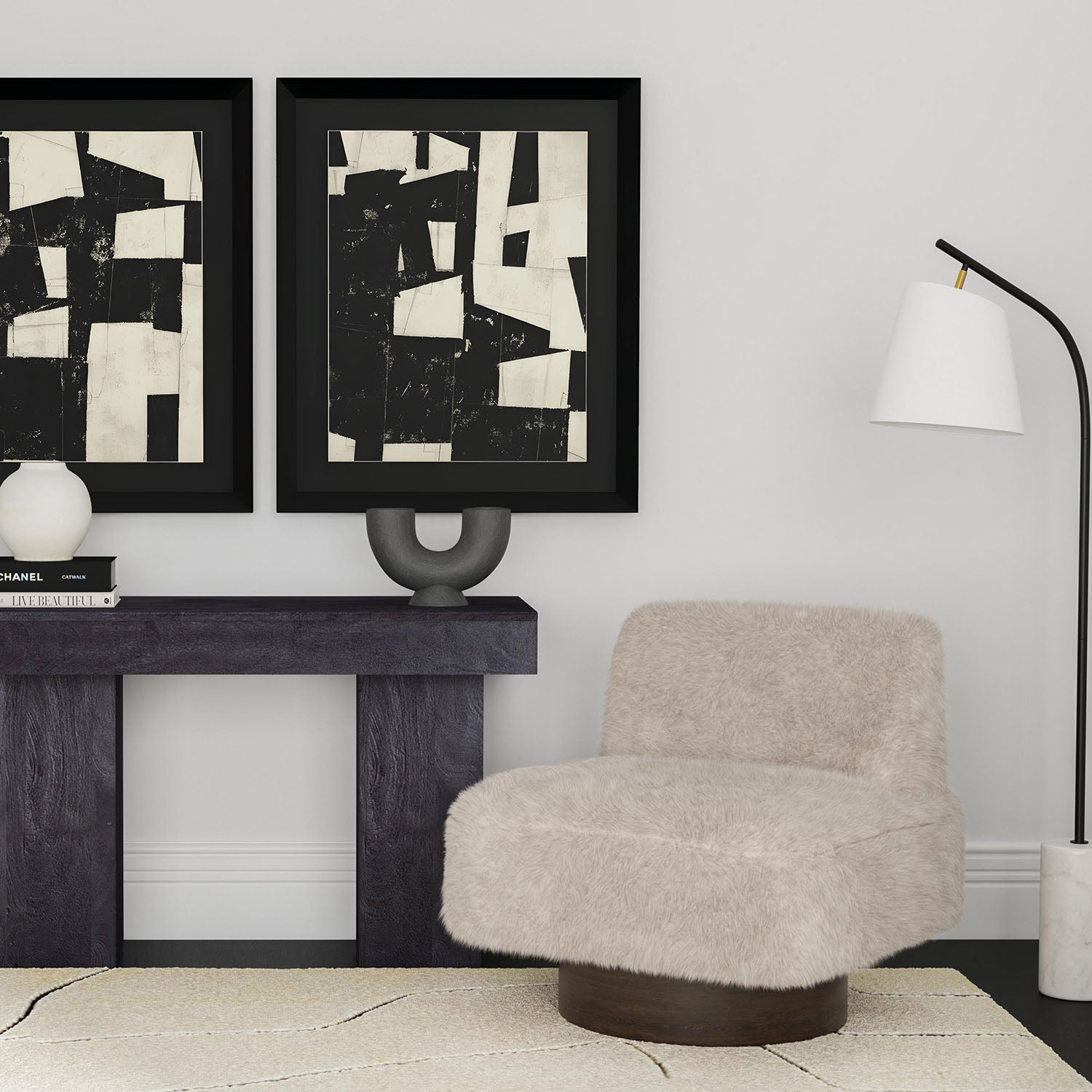 Bassett Mirror Amaya Swivel Accent Chair