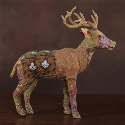 Bavarian Forest Stag Standing Sculpture