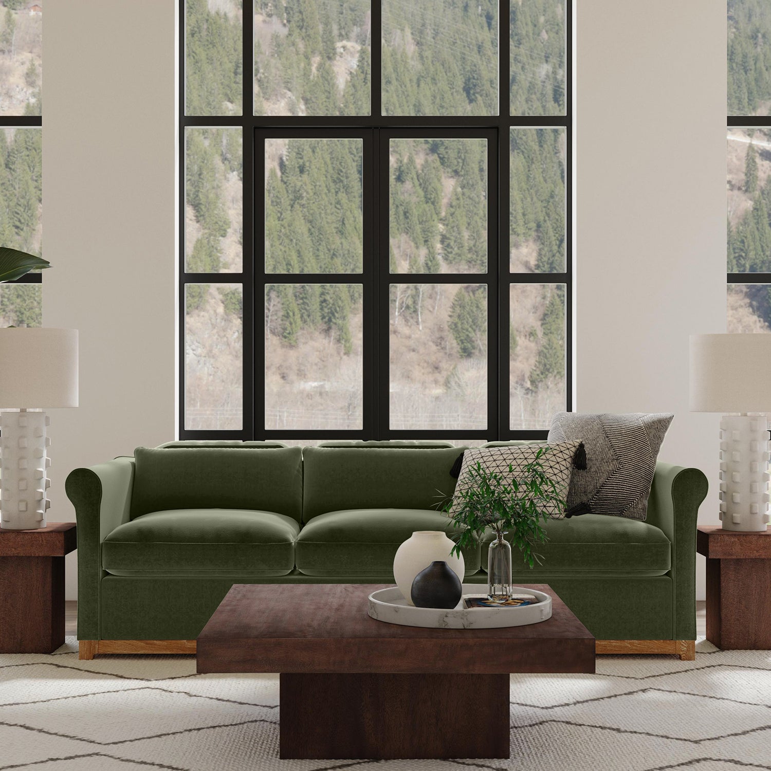 Bassett Mirror Padula Brown Oak Cocktail Table