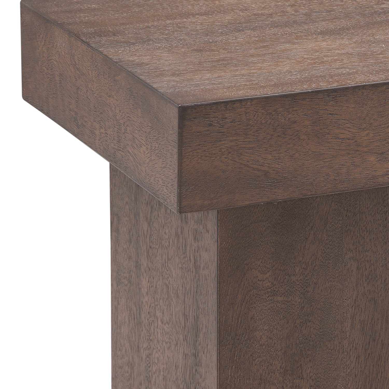Bassett Mirror Padula Brown Oak Small End Table