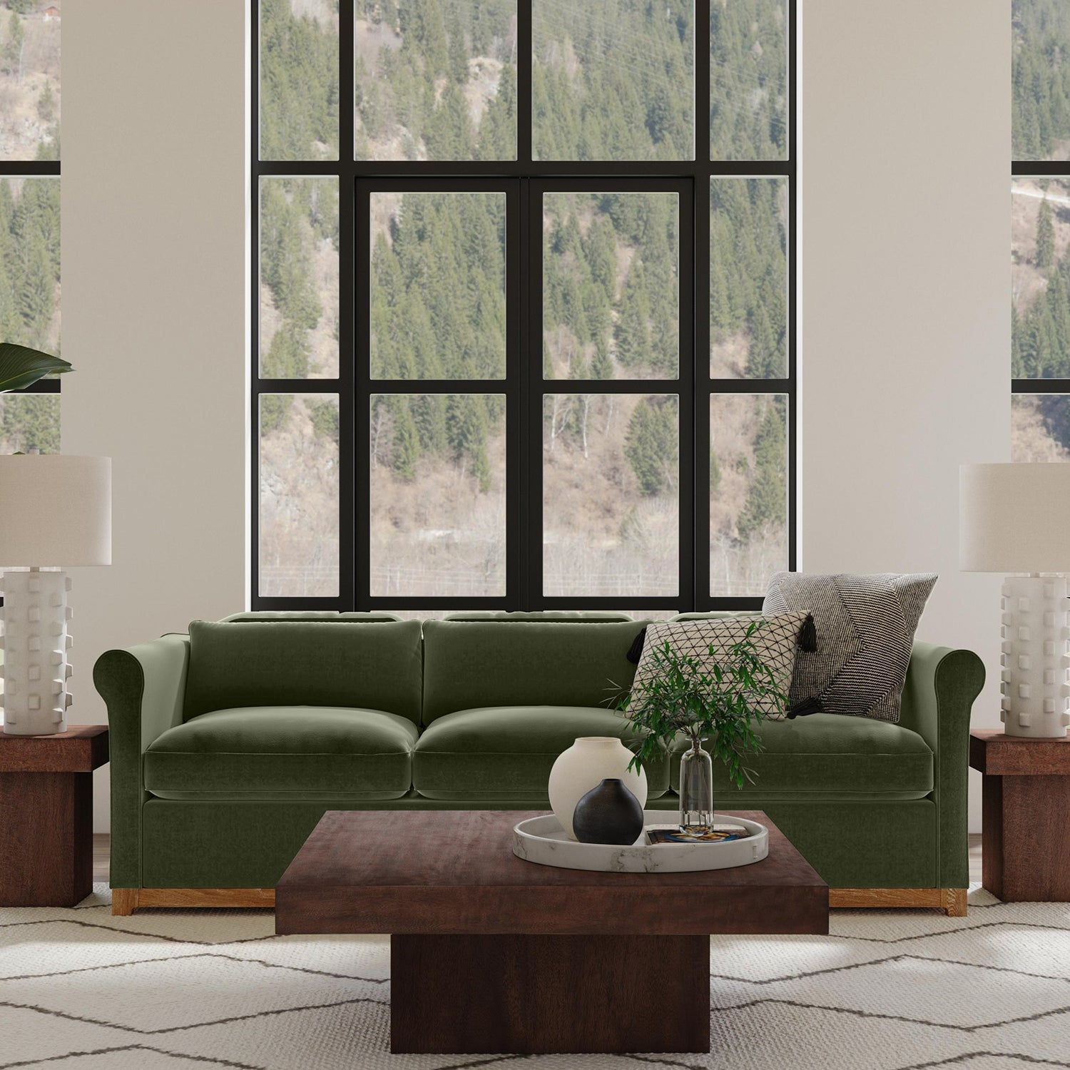 Bassett Mirror Padula Brown Oak Small End Table