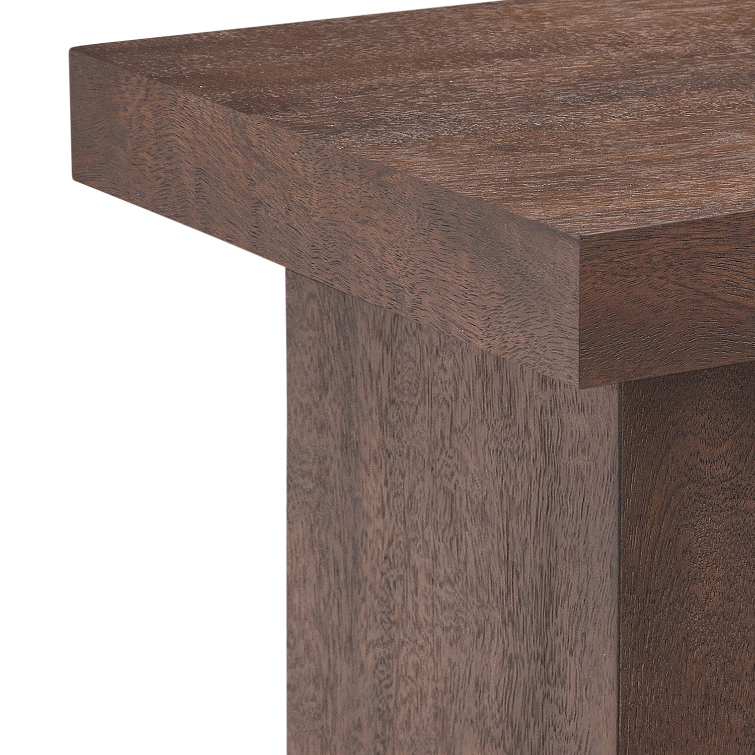 Bassett Mirror Padula Brown Oak Large End Table