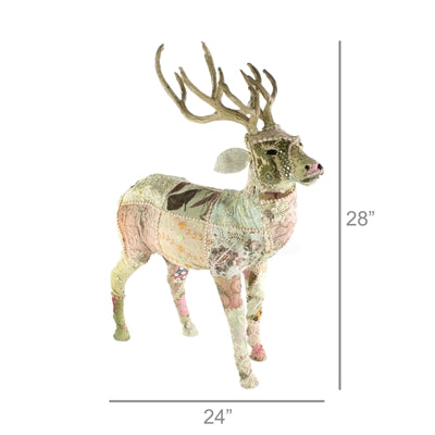 Bavarian Forest Stag Standing Sculpture