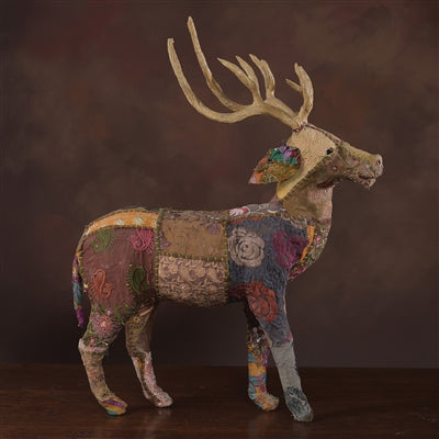 Bavarian Forest Stag Standing Sculpture