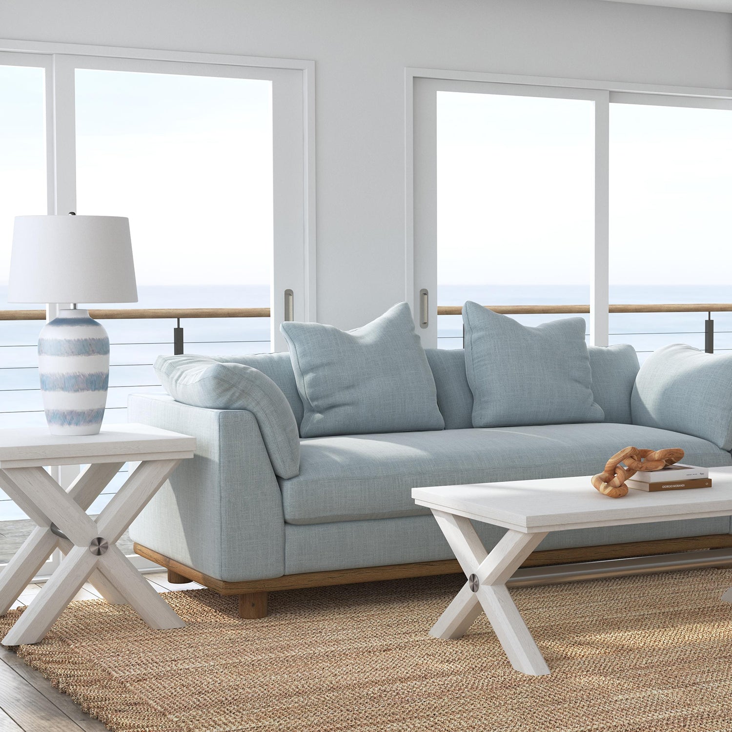 Bassett Mirror Nadine Cocktail Table