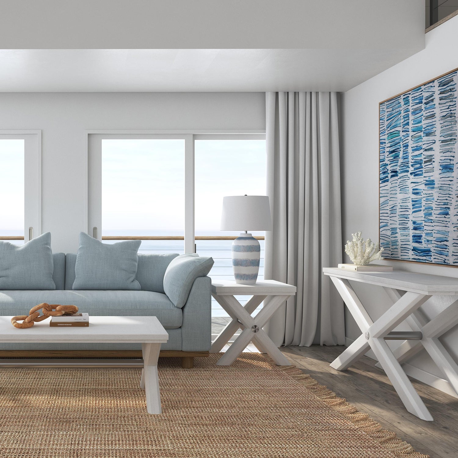 Bassett Mirror Nadine Cocktail Table