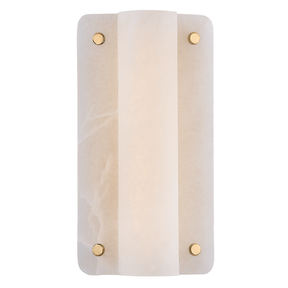 Hudson Valley Lighting Sunnybrook Small Wall Sconce in Aged Brass, primary product view