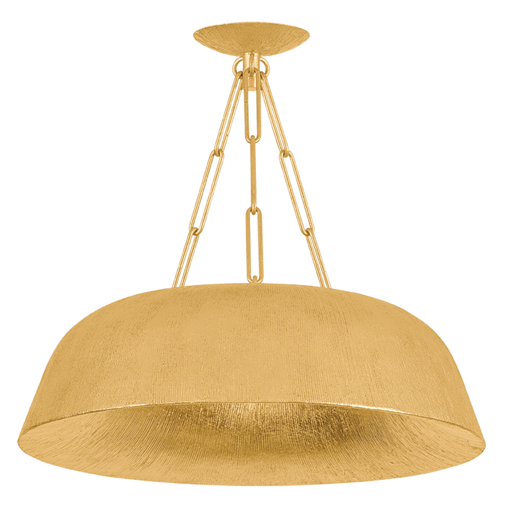 Hudson Valley Lighting Highmount Small Chandelier in Vintage Gold Leaf, primary product view