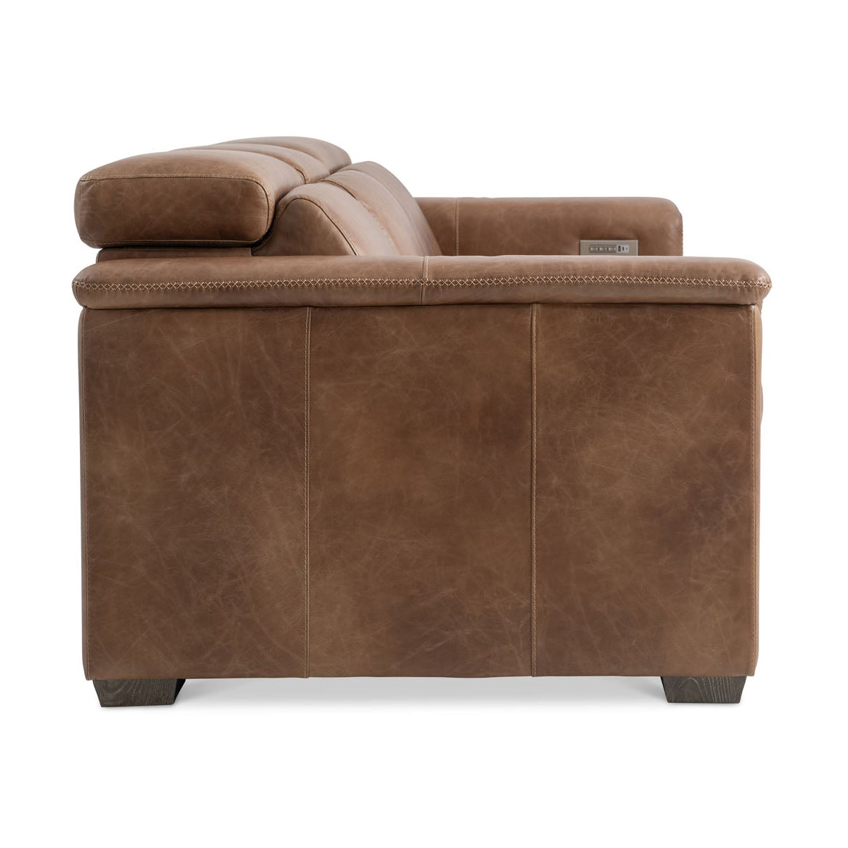 Bernhardt Living Lioni Leather Power Motion Sofa