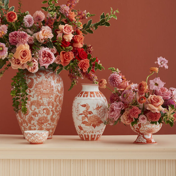 Elodie Coral Bowl Set of 2