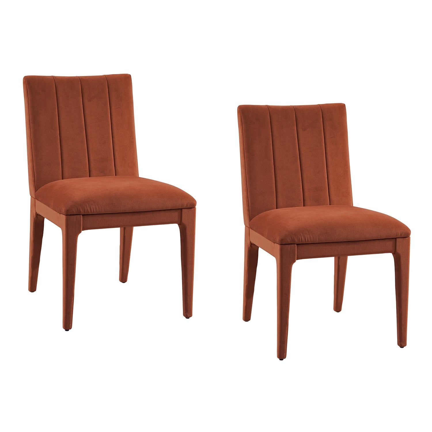 Bassett Mirror Brianne Rust Dining Chair Set of 2