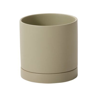 Romey Neutral Pot with Saucer