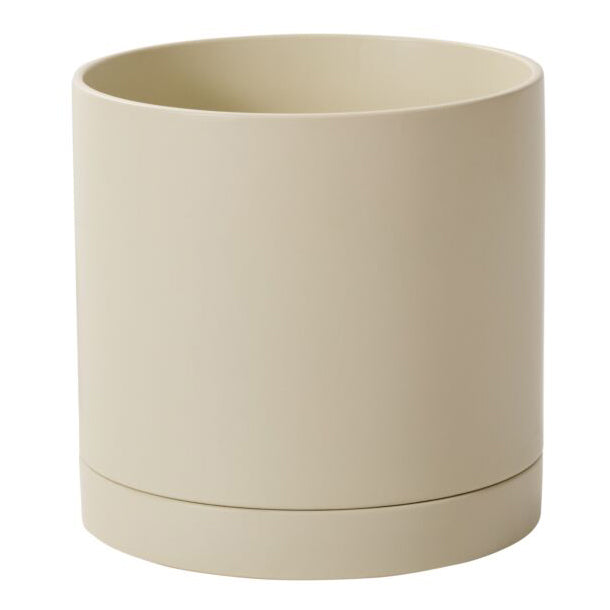 Romey Neutral Pot with Saucer