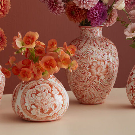 Eleanor Coral II Vase