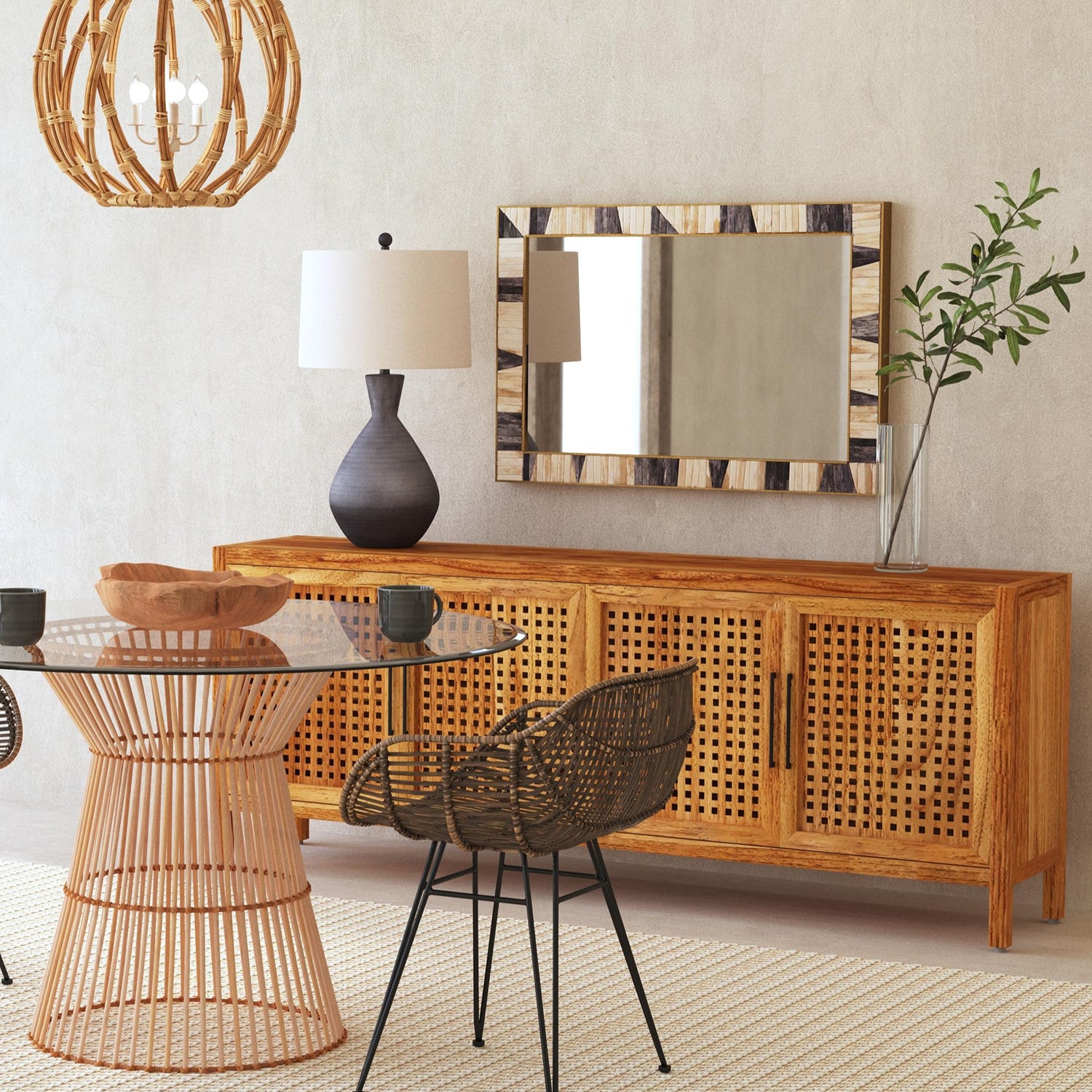 Bassett Mirror Pentak Server