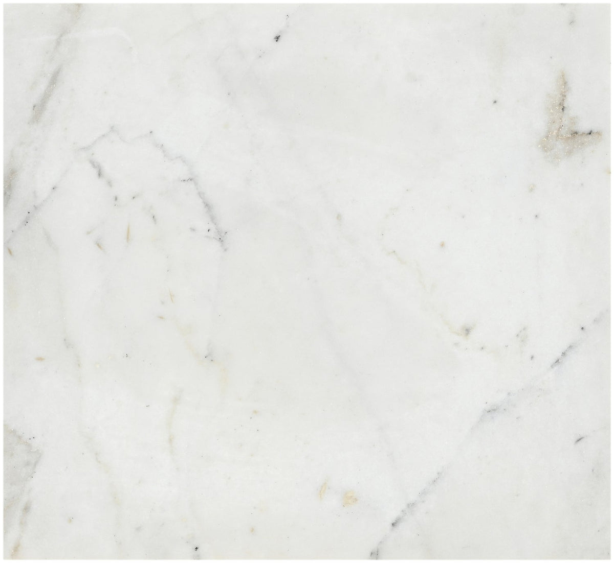 Vernazza White Genuine Marble End Side Table Set of 2