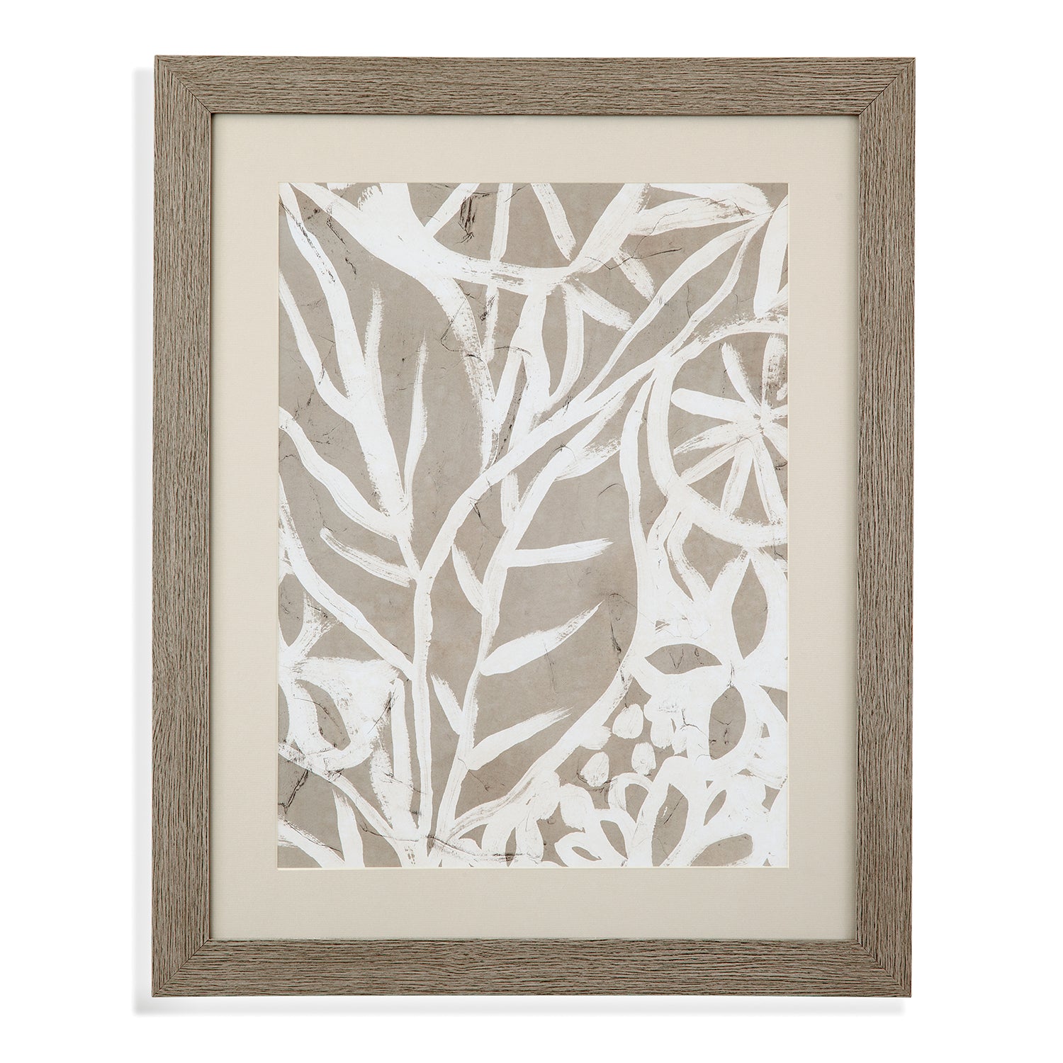 Bassett Mirror Mudcloth Foliage I Framed Print
