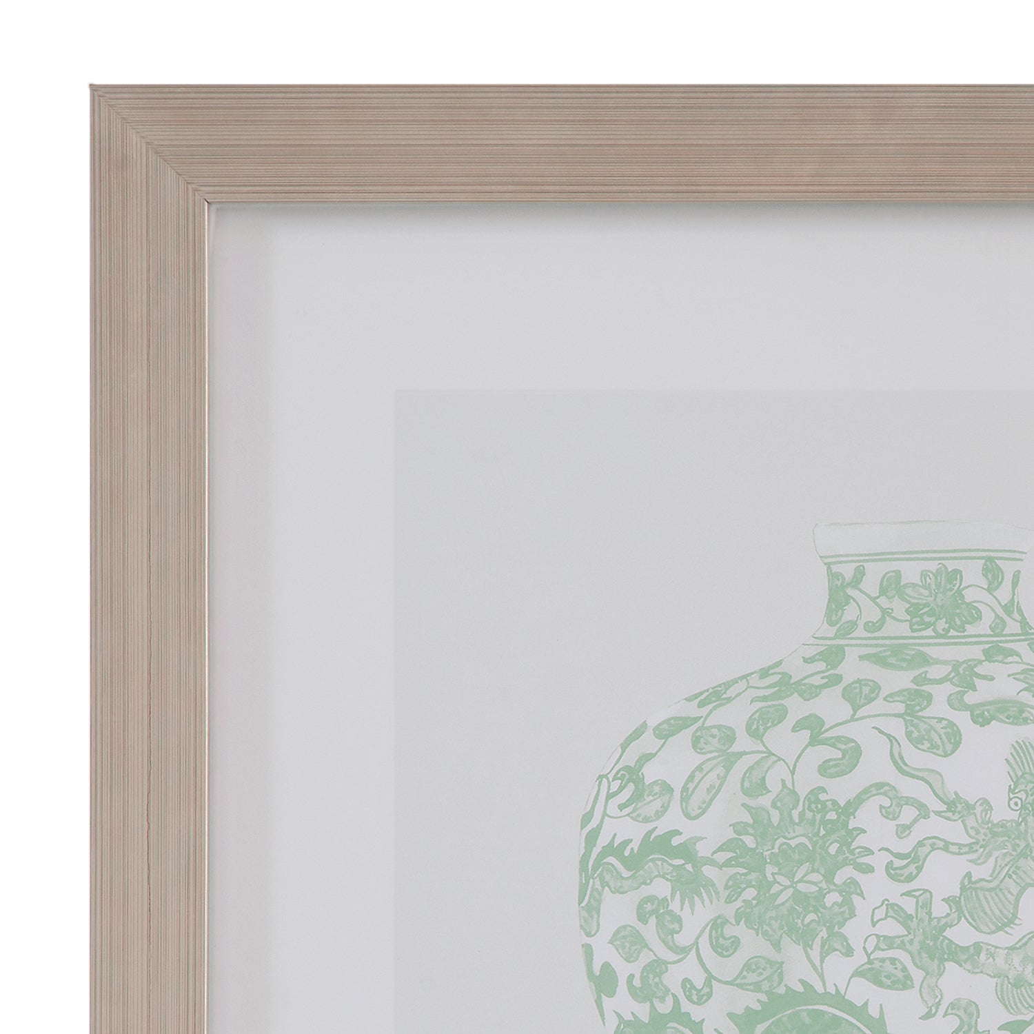 Bassett Mirror Mint Vases III Framed Print