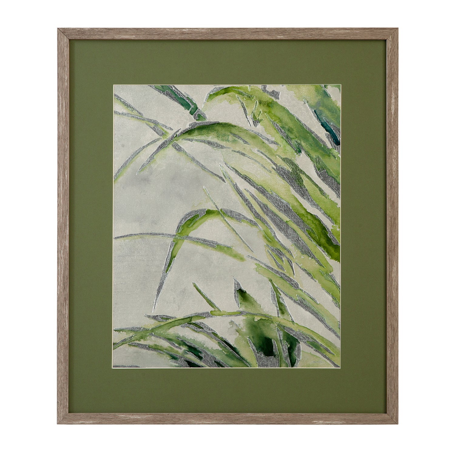 Bassett Mirror Green Palm II Framed Print