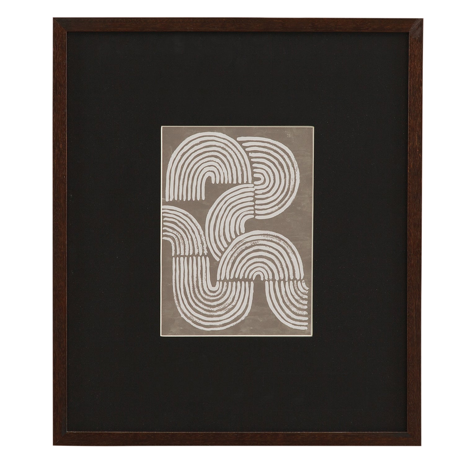 Bassett Mirror Neutral Strokes II Framed Artwork