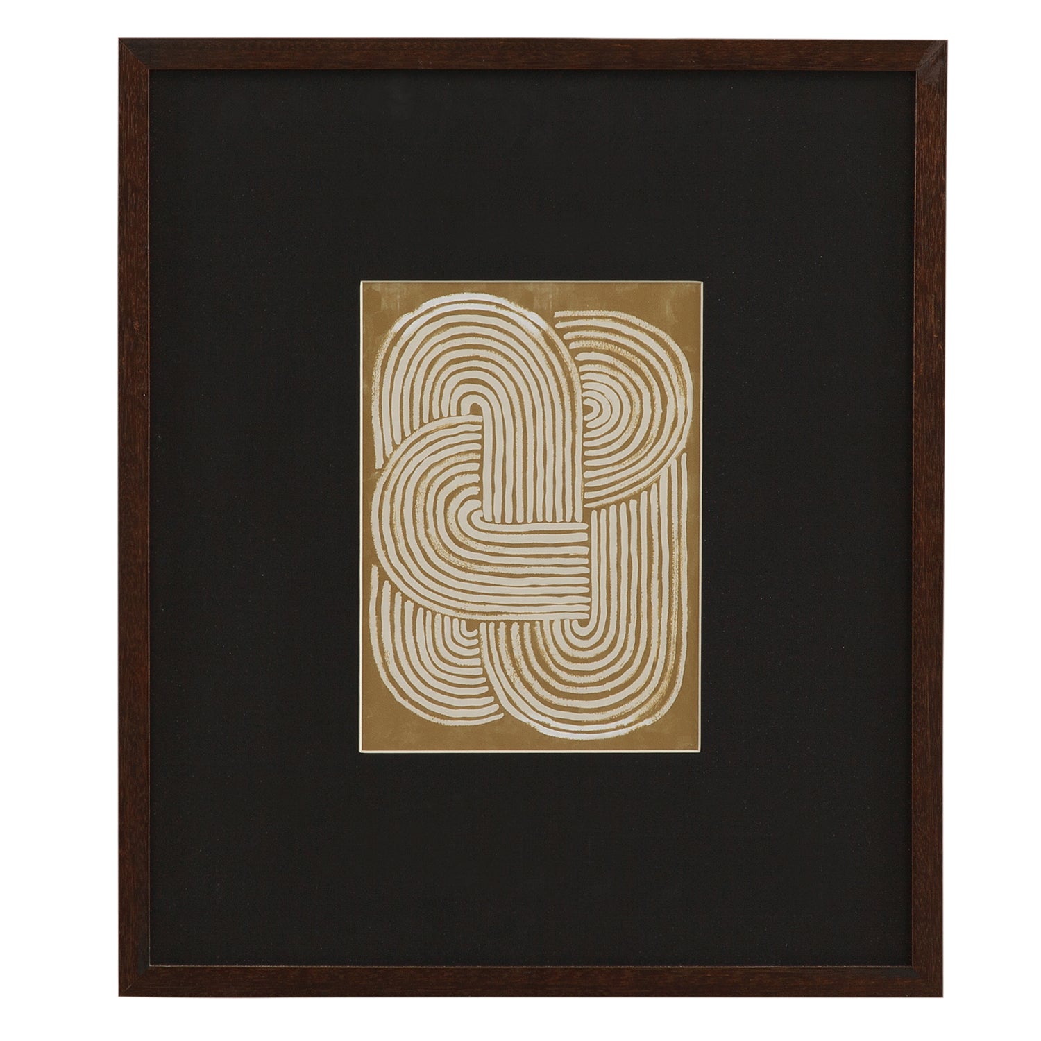 Bassett Mirror Neutral Strokes III Framed Artwork