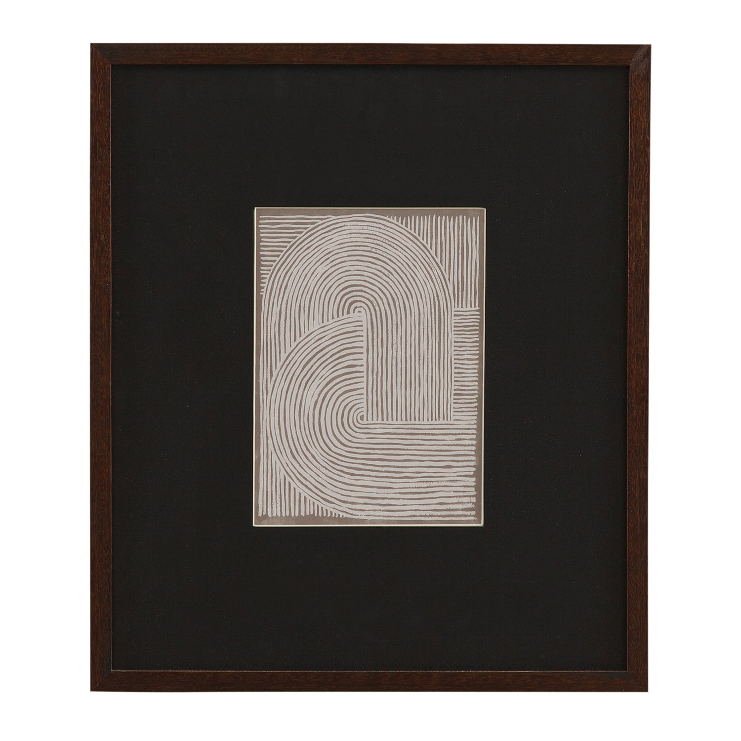 Bassett Mirror Neutral Strokes IV Framed Artwork