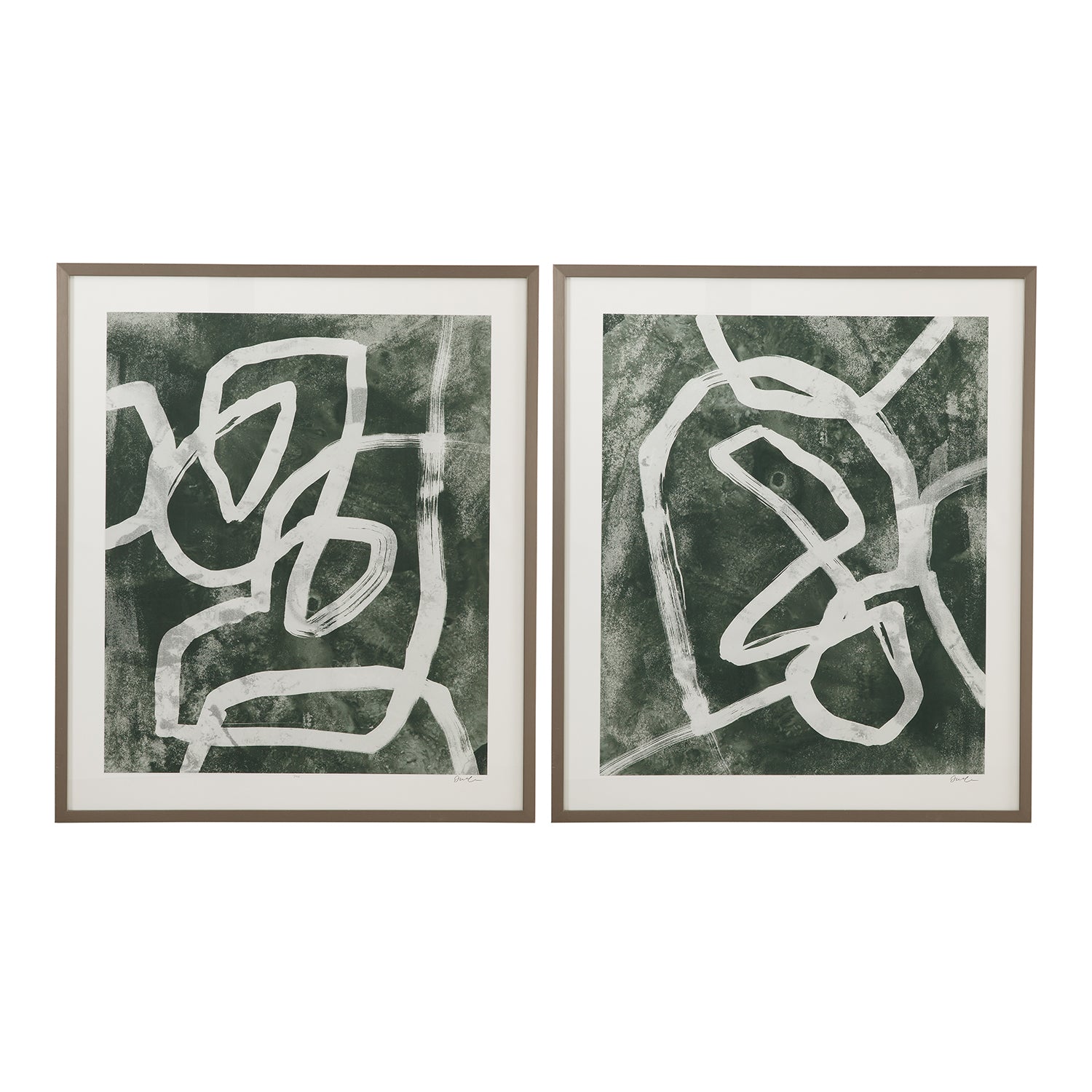 Bassett Mirror Chalk Line II Framed Artwork